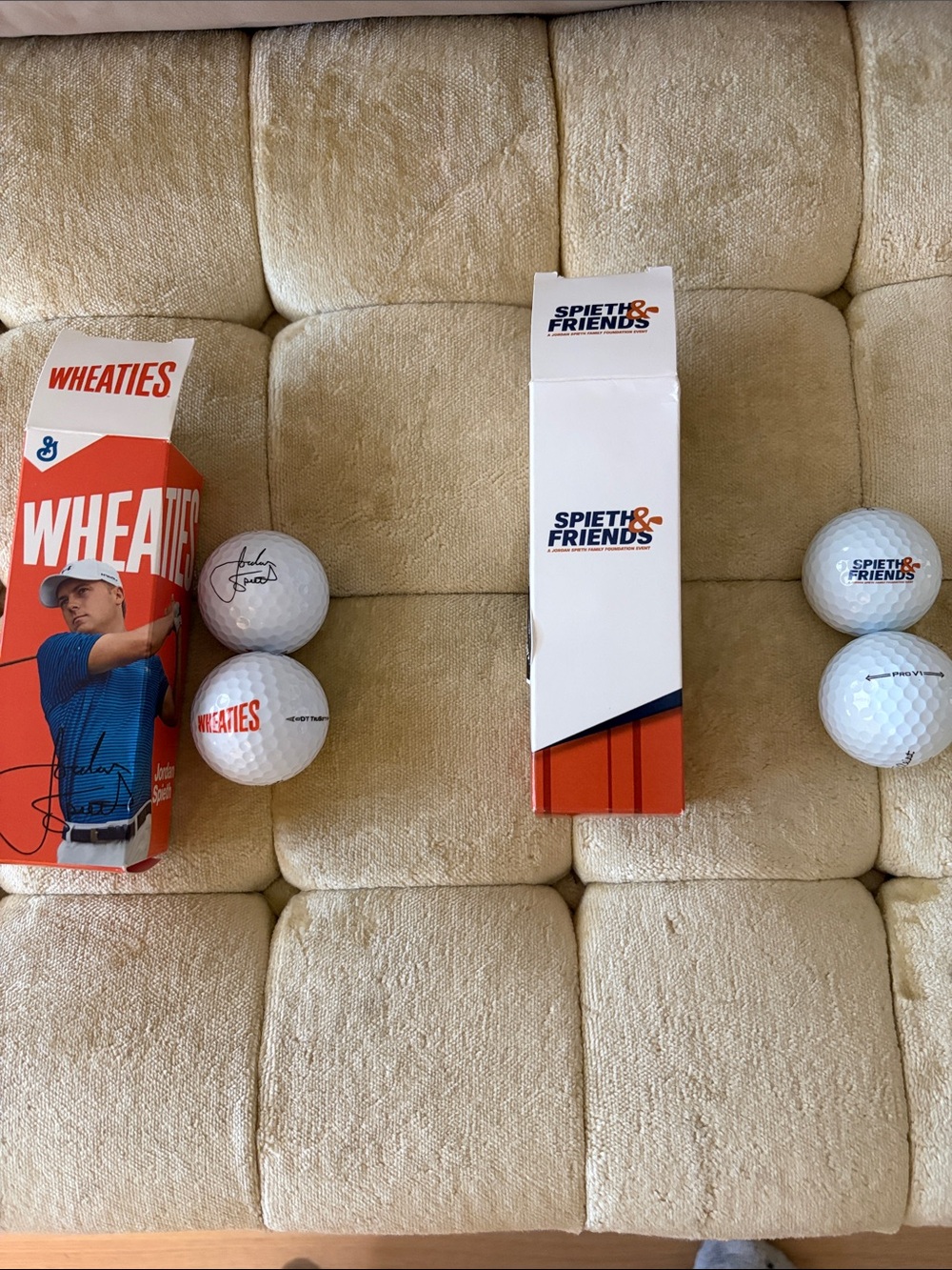 Jordan Spieth golf ball pack